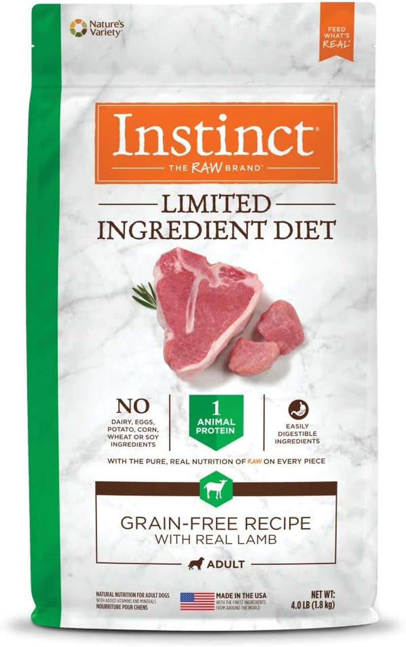 Limited Ingredient Diet, Natural Dry Dog Food, Grain Free Recipe - Real Salmon, 20 Lb. Bag