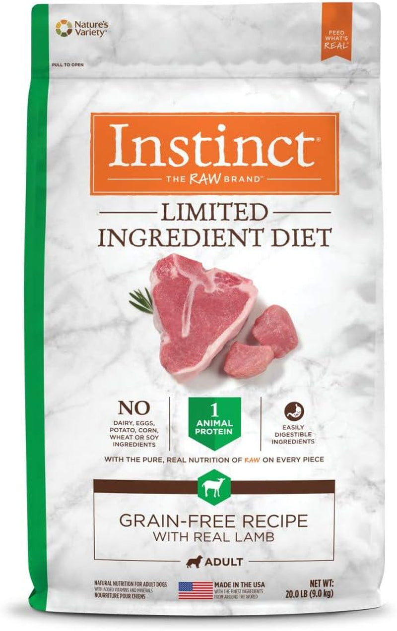 Limited Ingredient Diet, Natural Dry Dog Food, Grain Free Recipe - Real Salmon, 20 Lb. Bag