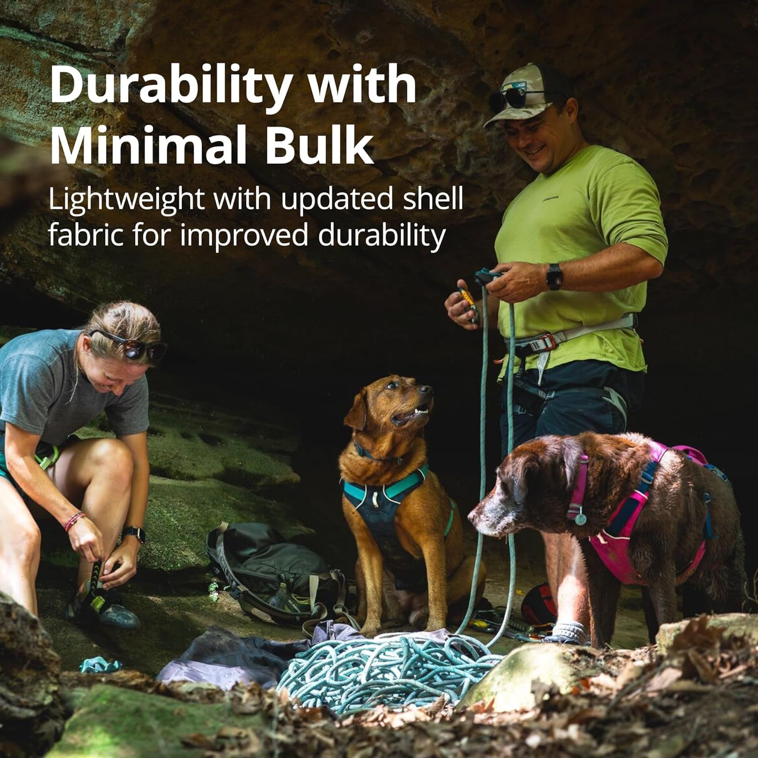 Flagline Dog Harness - Reflective Padded No-Pull Harness with Handle in Meltwater Teal, Size Medium